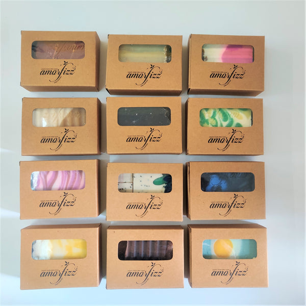 Artisanal Luxury Bathing Bars with Cocoa Butter - Charcoal Eucalyptus Soap