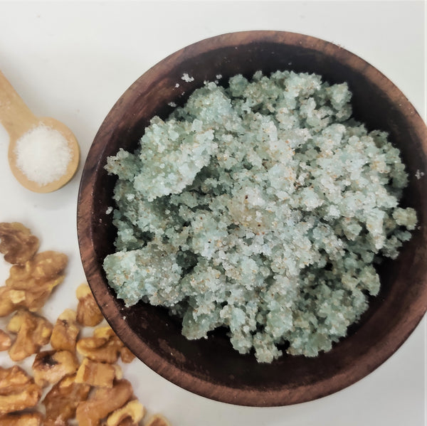 Sugar & Walnut Scrub for Face & Body - Coconut Lime & Oats