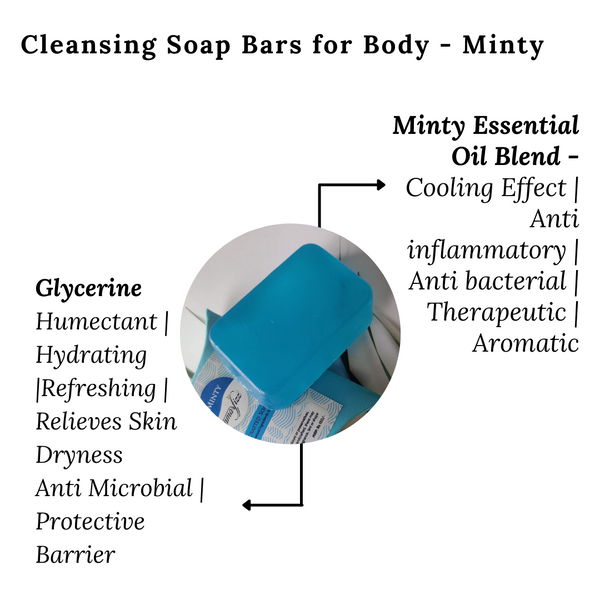 Cleansing Soap Bars for Body - Minty