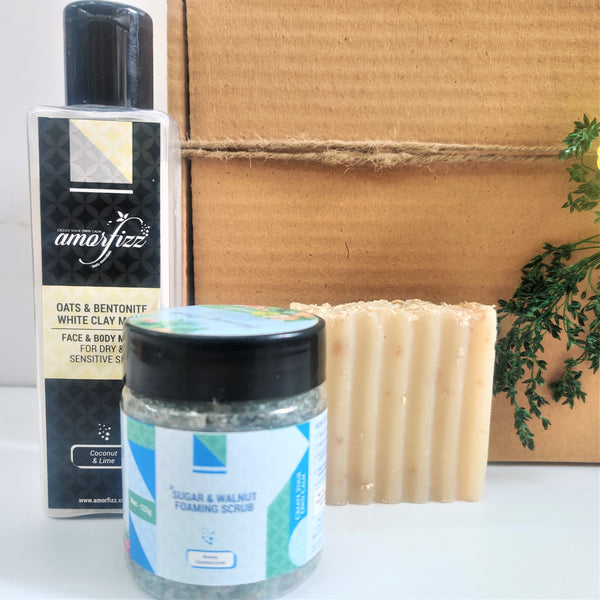 Coconut, Oats & Lime Skincare Routine - Gift Box