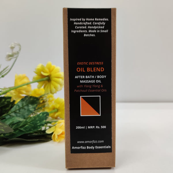 Before Bath/ Massage Oil for Body - Exotic Destress