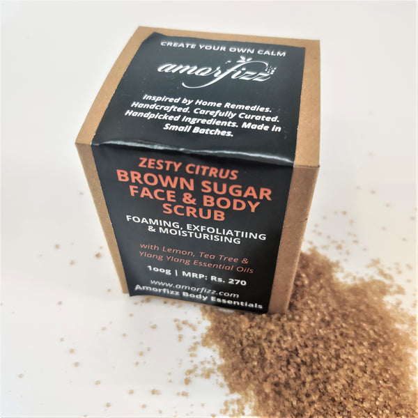 Brown Sugar Scrub for Face & Body - Zesty Citrus