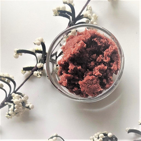 Sugar & Walnut Scrub for Face & Body - Sandalwood & Lavender