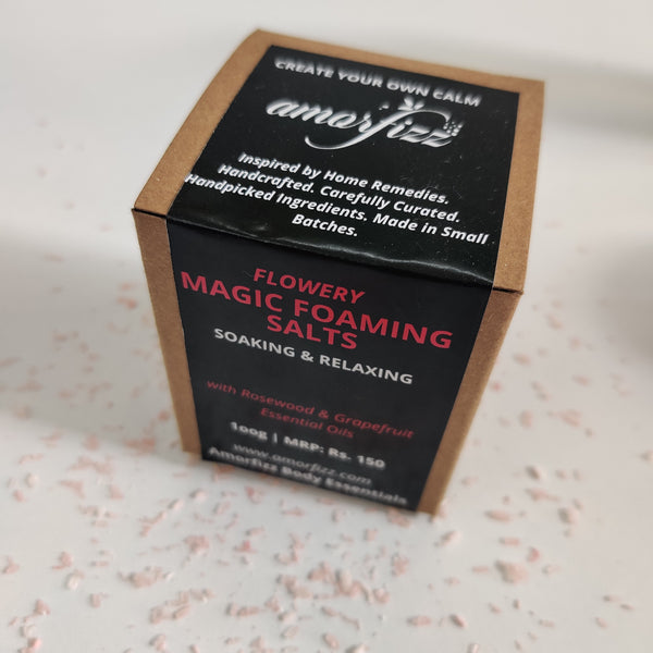 Foaming Salt for Hand & Feet Soak - Flowery