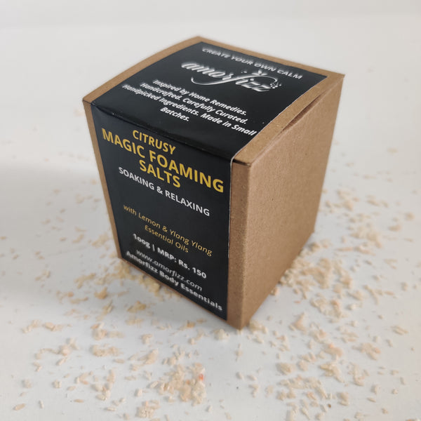 Foaming Salt for Hand & Feet Soak - Citrusy