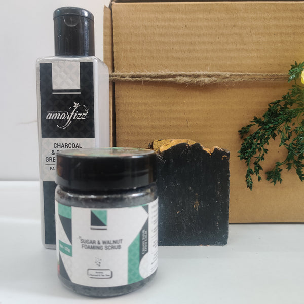 Charcoal Skincare Routine - Gift Box