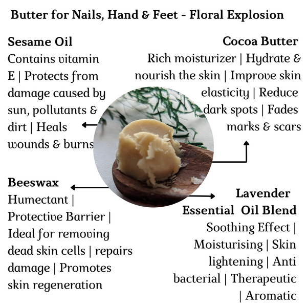 Butter for Nails, Hand & Feet - Floral Explosion