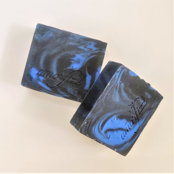 Artisanal Luxury Bathing Bars with Cocoa Butter - Charcoal Eucalyptus Soap
