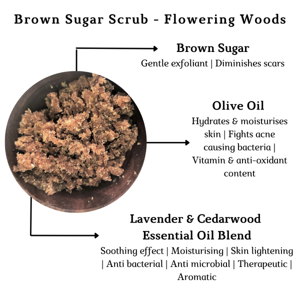 Brown Sugar Scrub for Face & Body - Flowering Woods
