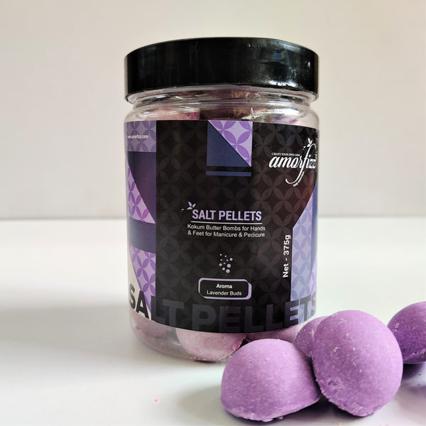 Salt Pellets - Kokum Butter Bombs - Lavender Buds